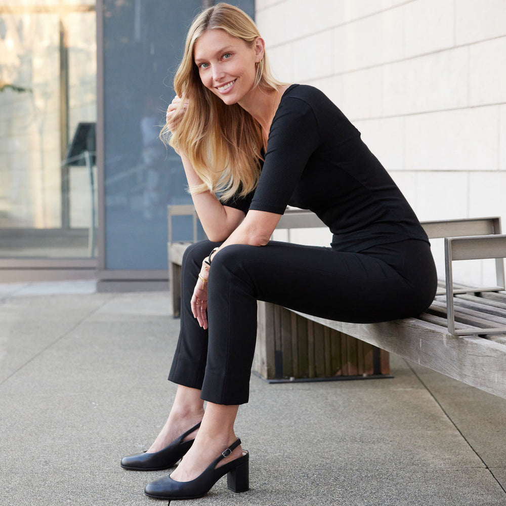 Tempo Slingback Metatarsal - Black