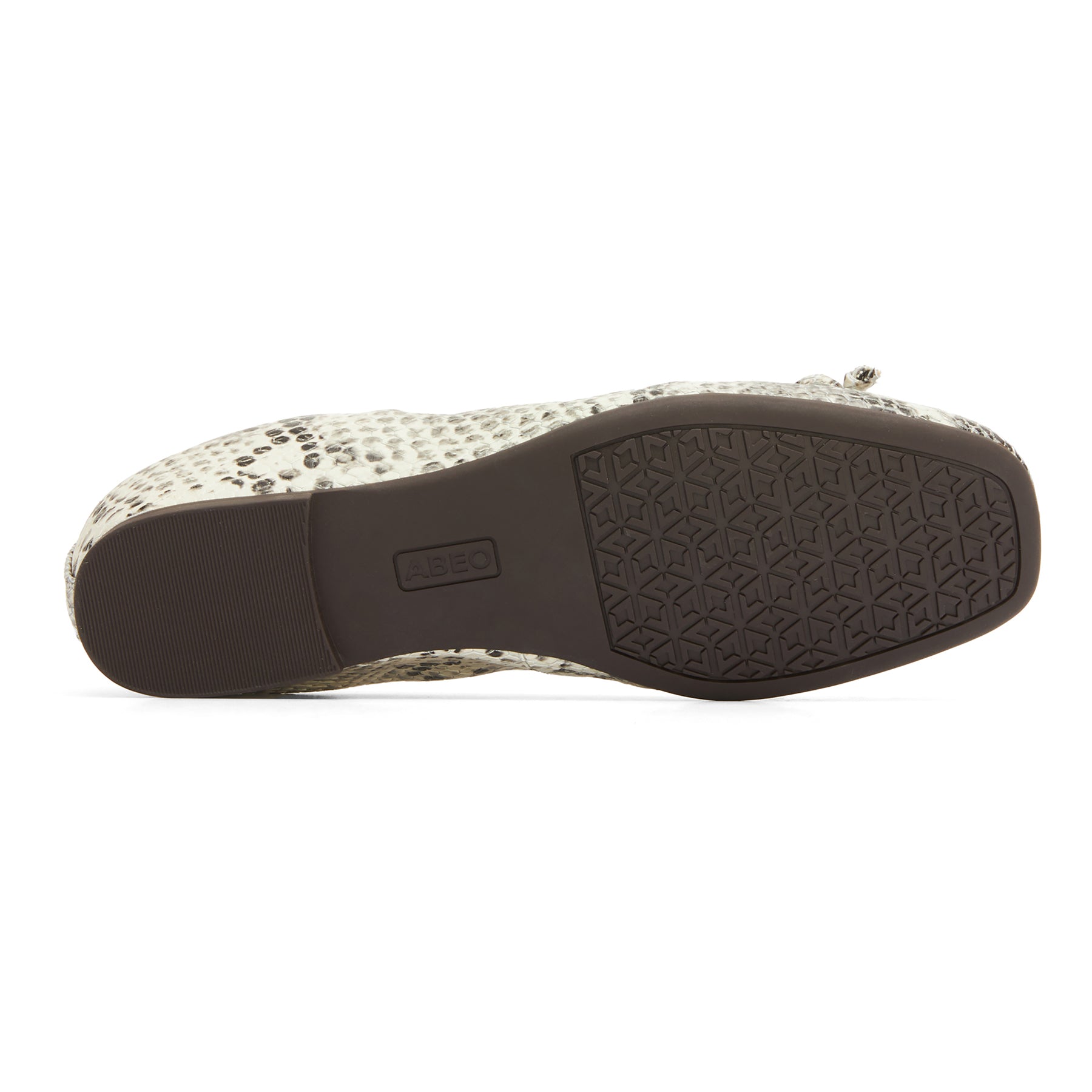 Cadence Bow - Snake Print Leather