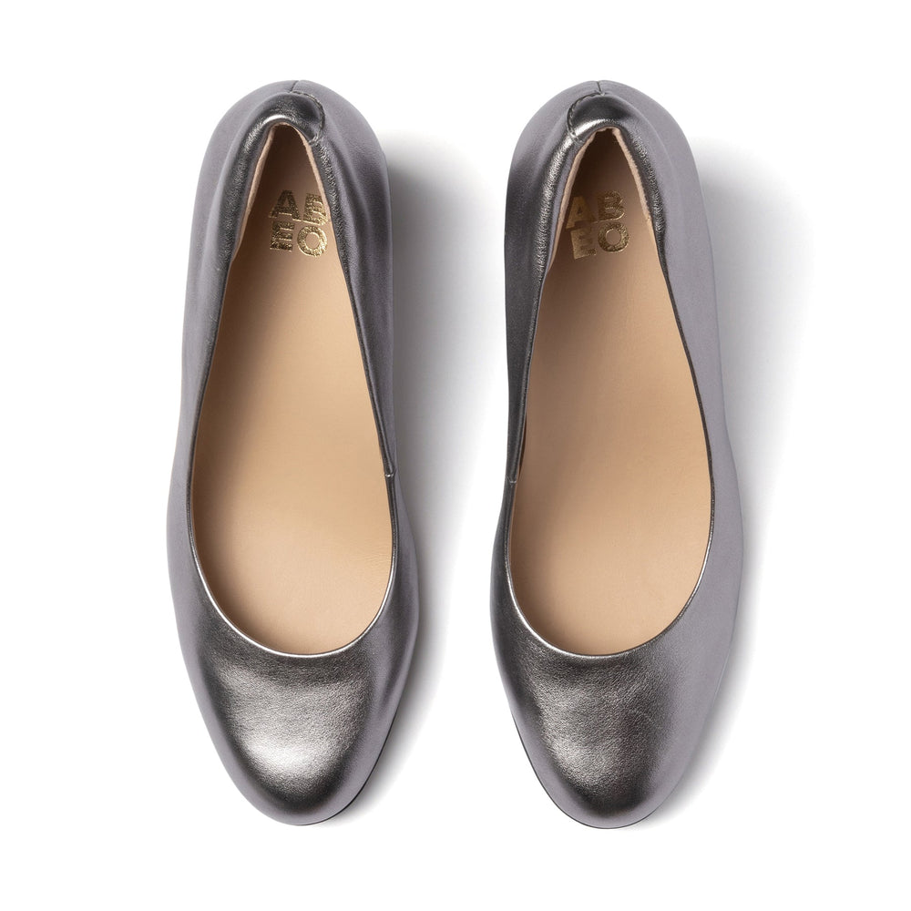 Tempo Pump Metatarsal - Silver Metallic Leather