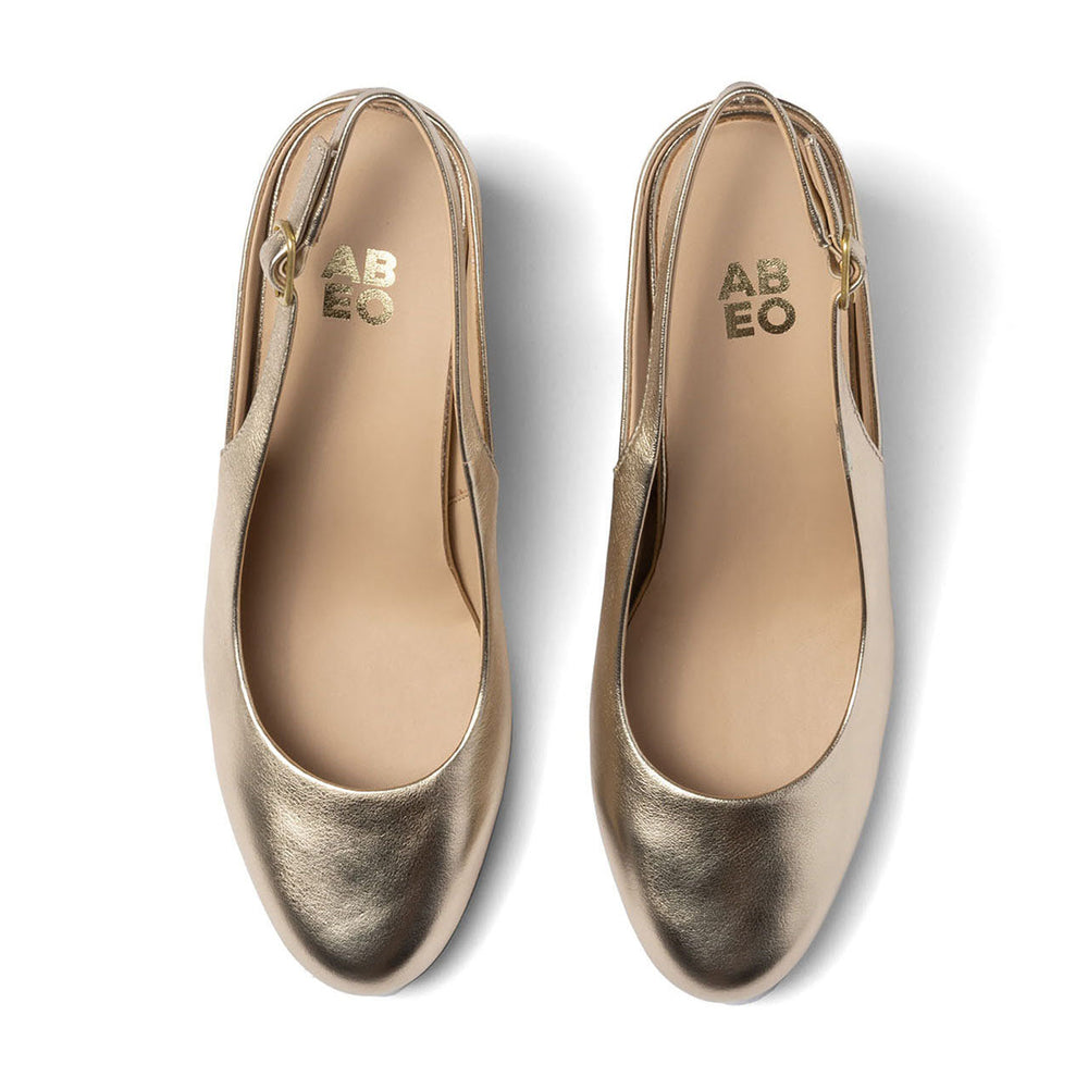 Tempo Slingback Metatarsal - Light Gold