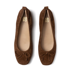 Cadence Bow Metatarsal - Caramel Suede