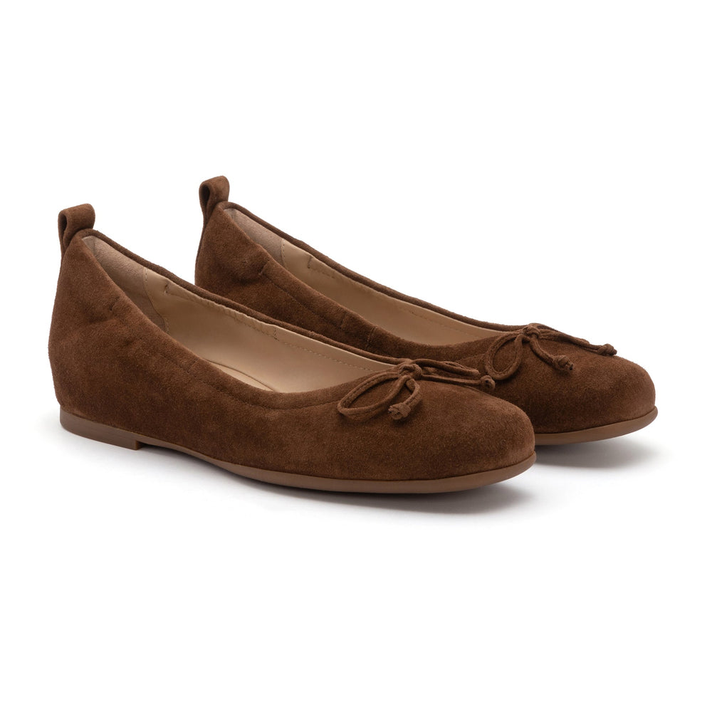 Cadence Bow Metatarsal - Caramel Suede