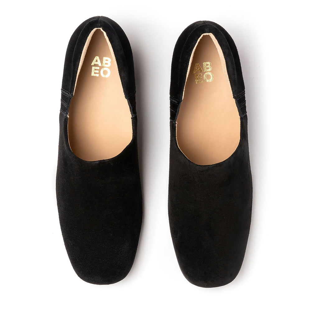 Avenue Slip On - Black Suede
