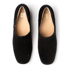 Avenue Slip On - Black Suede