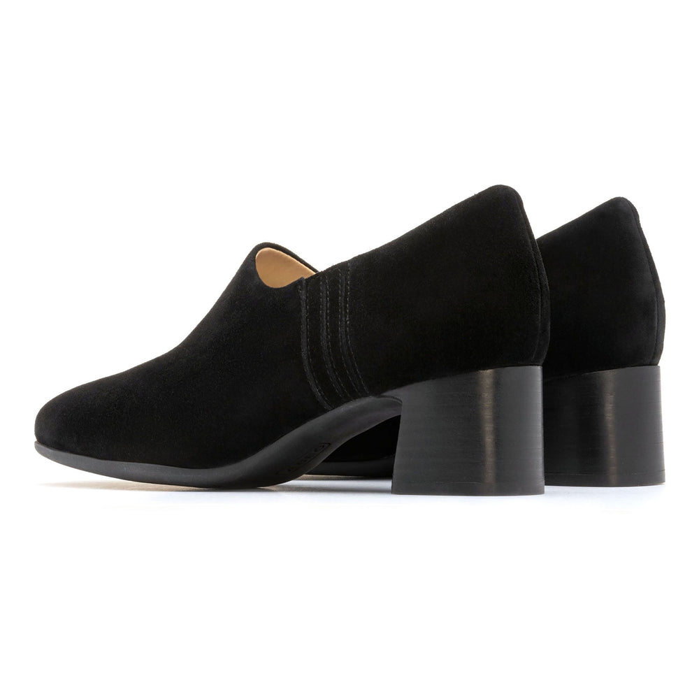 Avenue Slip On - Black Suede