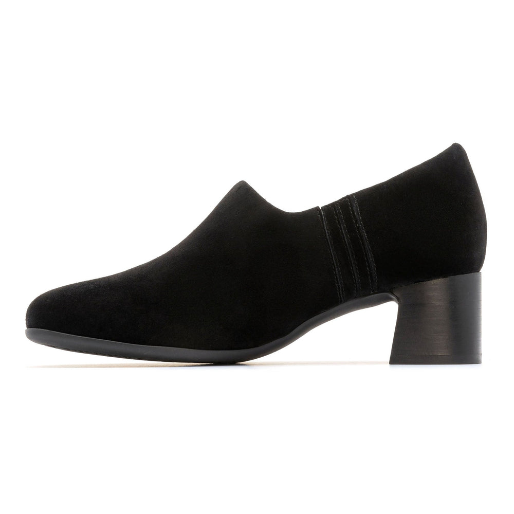 Avenue Slip On - Black Suede