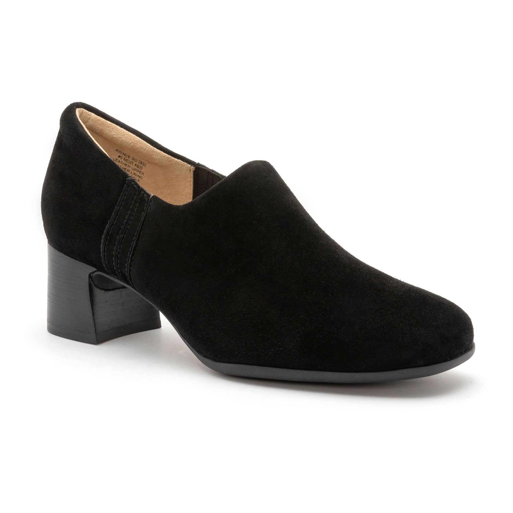Avenue Slip On Metatarsal - Black Suede