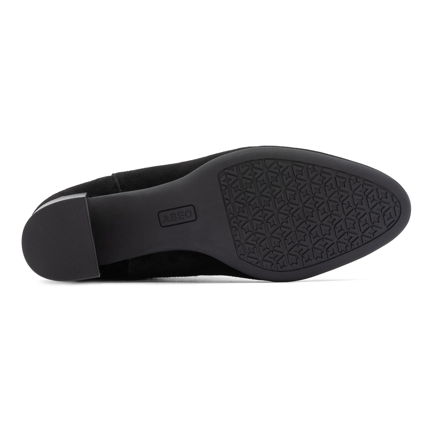 Plaza Back Zip - Black Suede