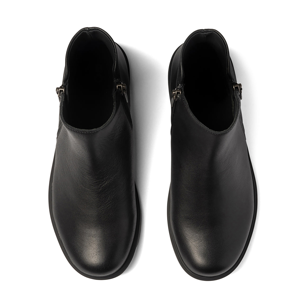 Compass Zip Metatarsal - Black Leather