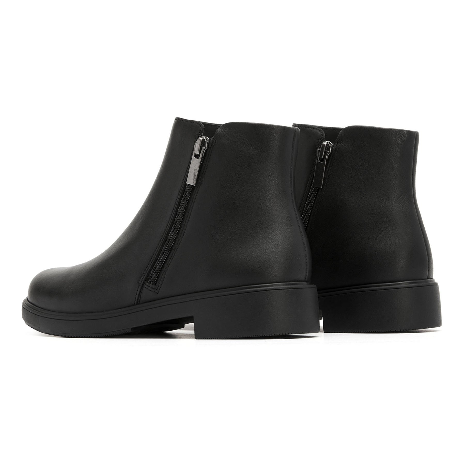 Compass Zip Metatarsal - Black Leather