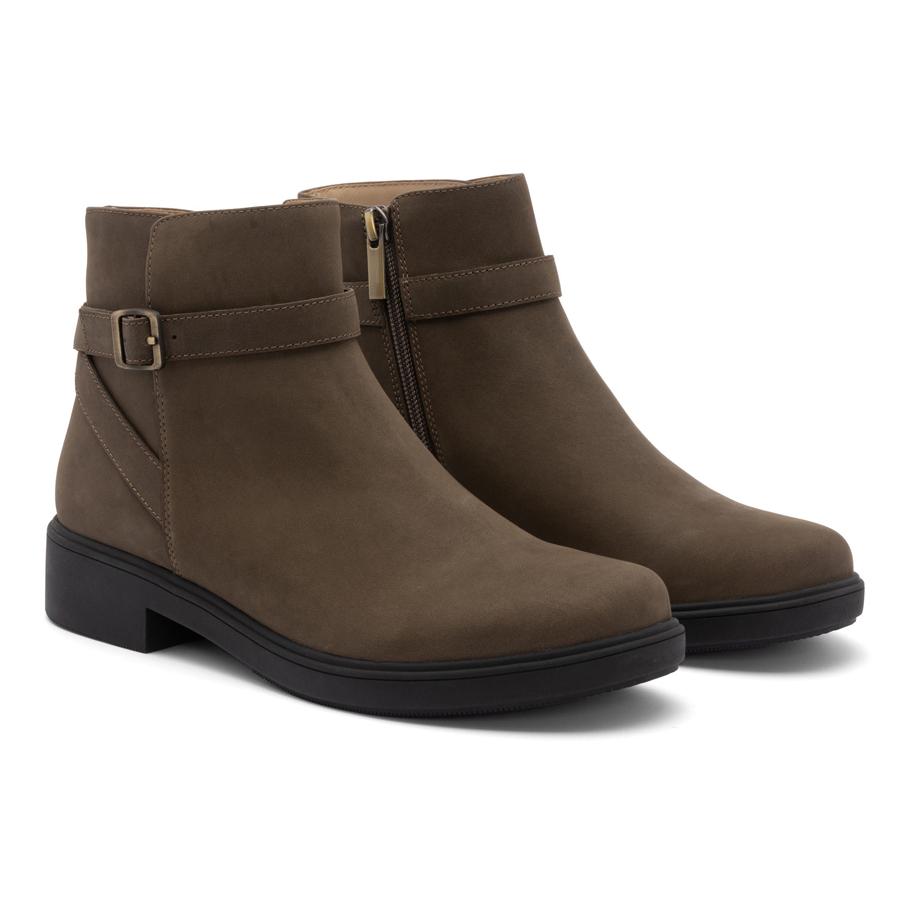 Compass Buckle Metatarsal - Olive Nubuck