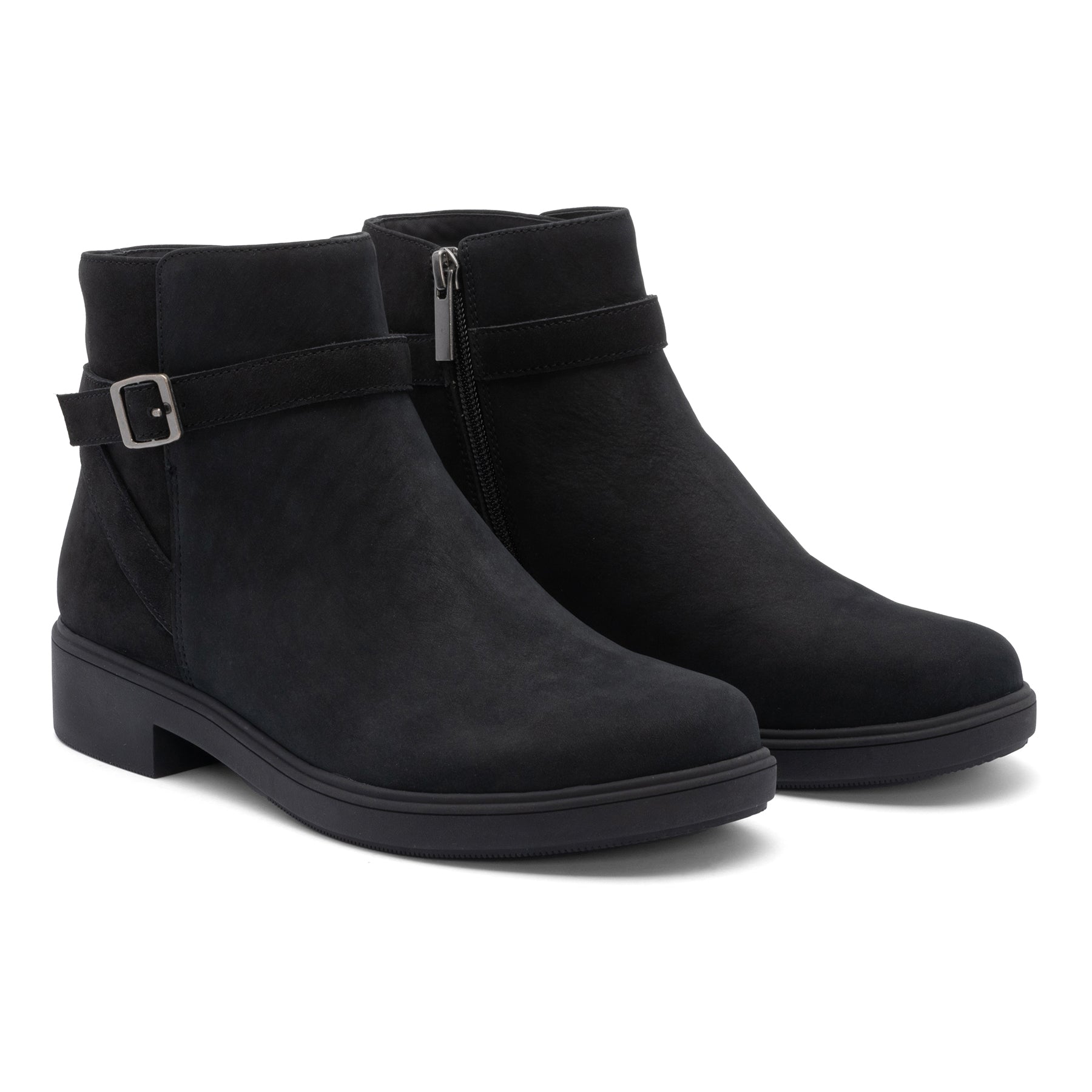 Compass Buckle Metatarsal - Black Nubuck