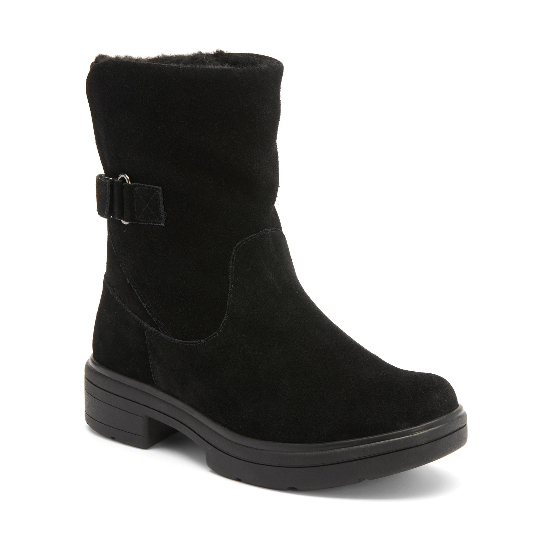 Vista Mid Boot - Black Suede