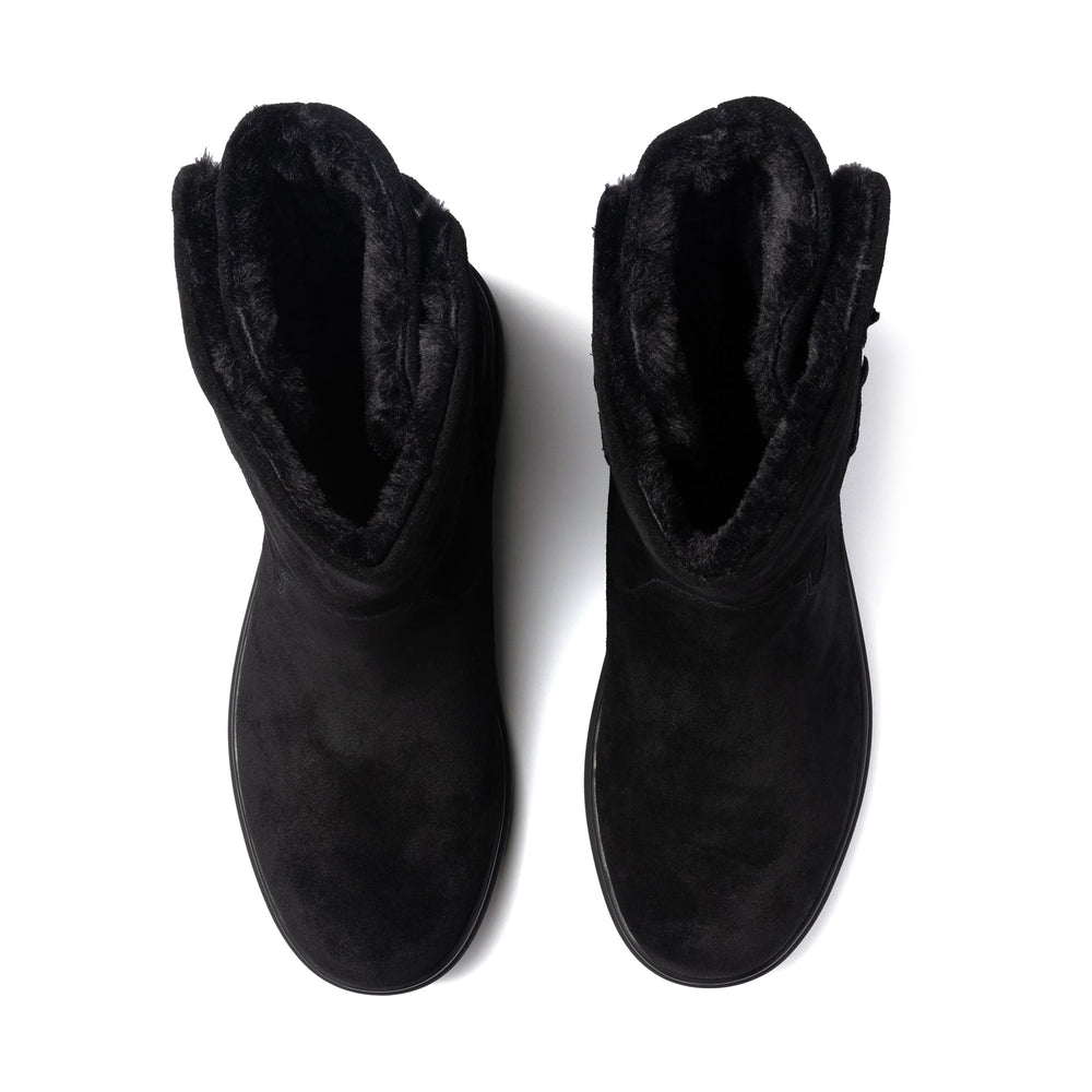 Vista Mid Boot - Black Suede