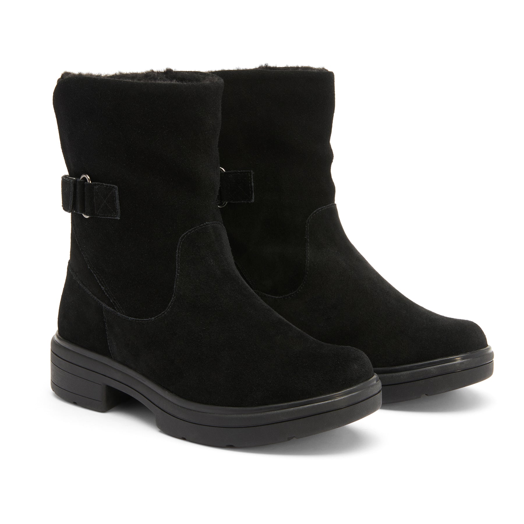 Vista Mid Boot - Black Suede