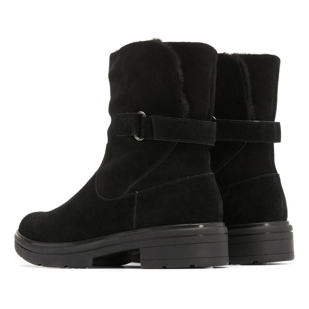 Vista Mid Boot - Black Suede