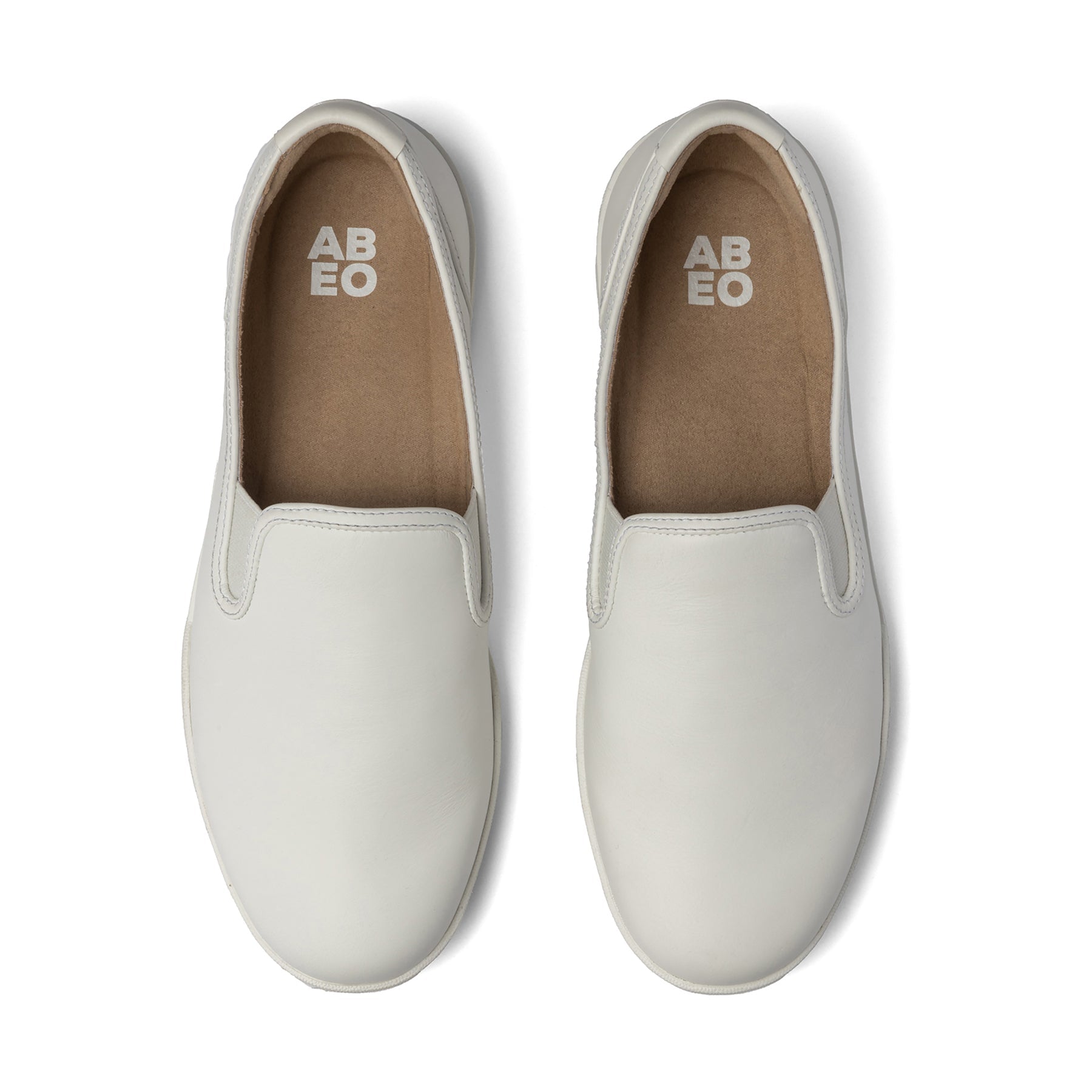 Encore Slip On - White Leather