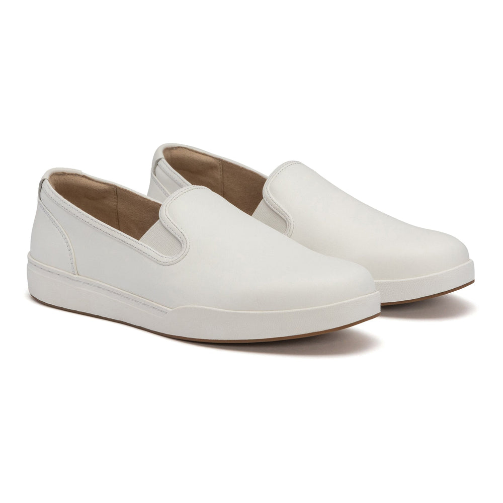Encore Slip On - White Leather