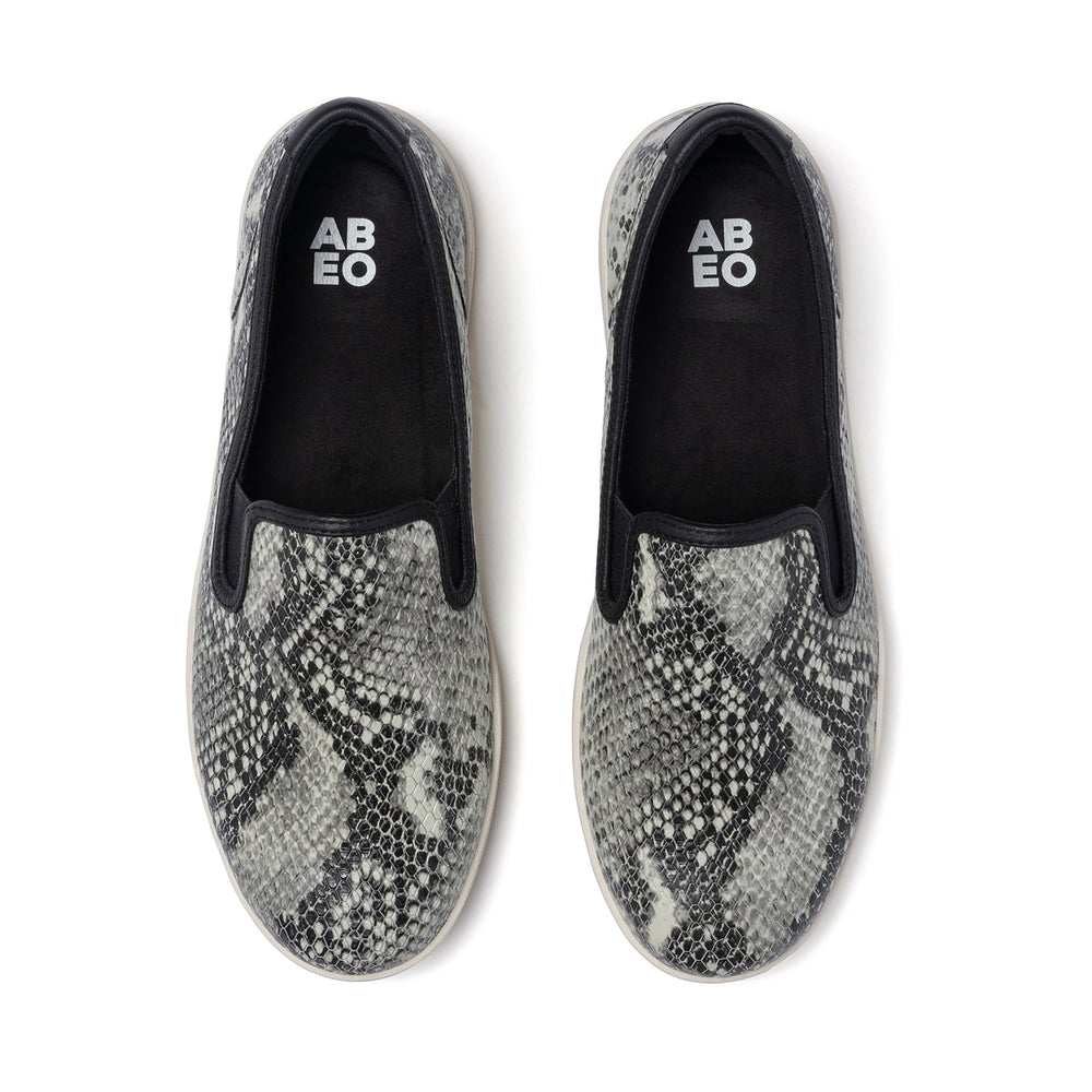 Encore Slip On - Snake Print Leather