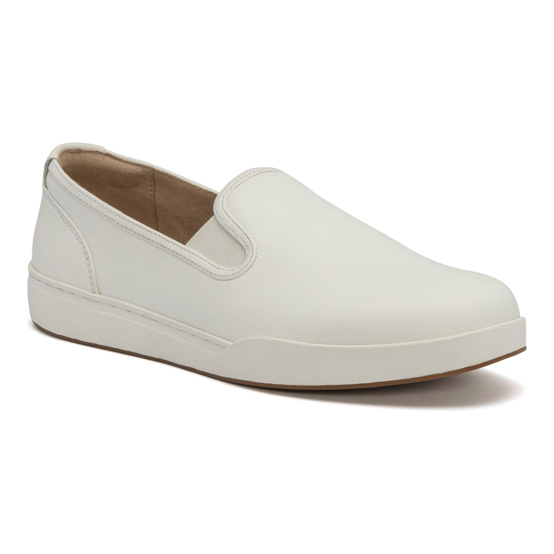 Encore Slip On Metatarsal - White Leather
