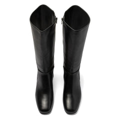 Avenue Tall - Black Nappa