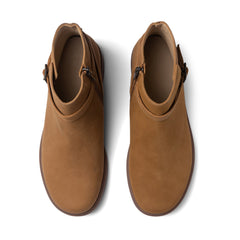 Compass Buckle - Tan Nubuck