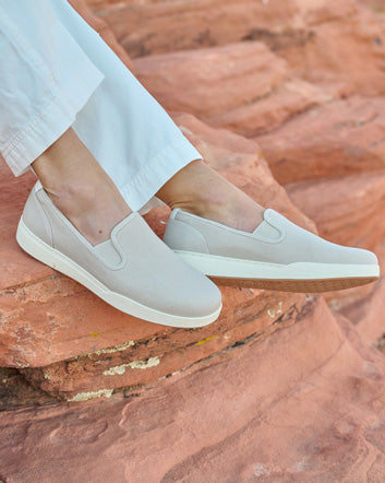 Encore Slip On - Black Leather