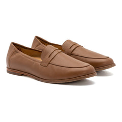 Strada Loafer Metatarsal - Tan Nappa