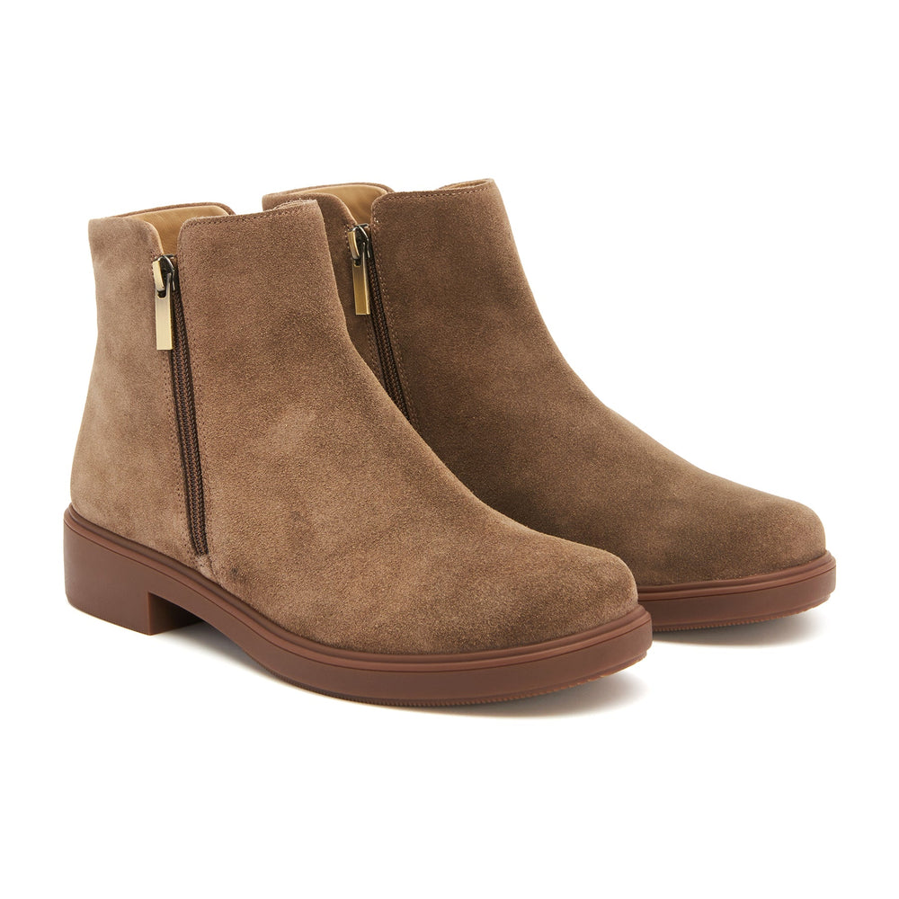 Compass Zip - Dark Taupe