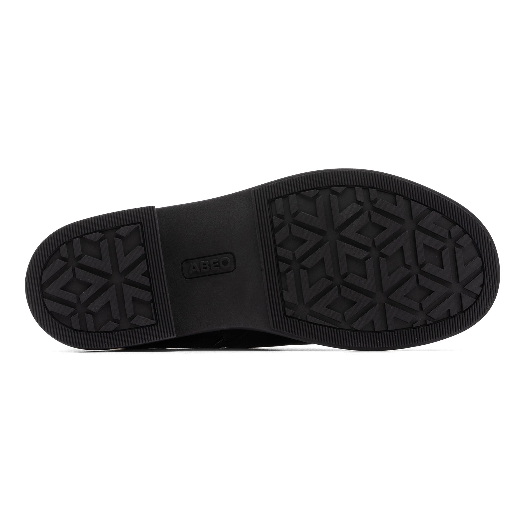 Compass Zip - Black Leather