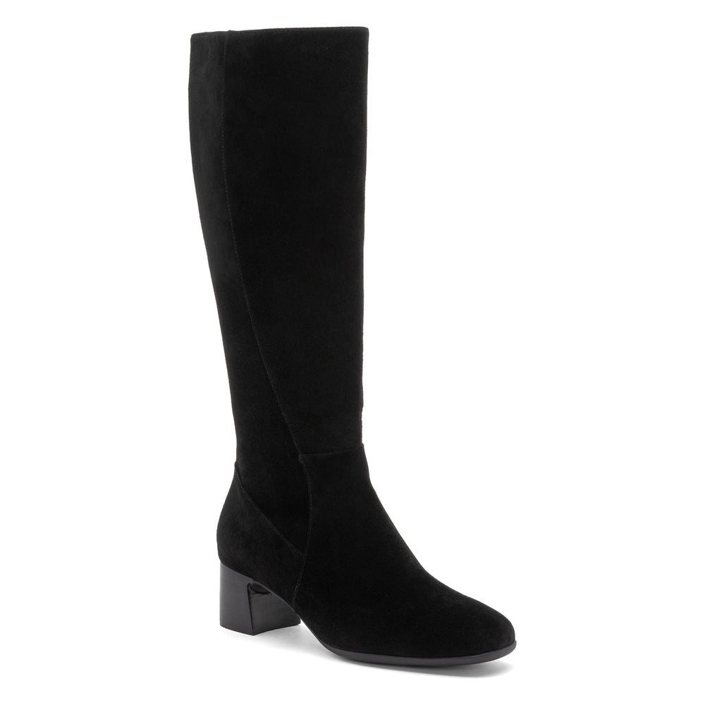 Avenue Tall - Black Suede