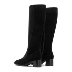 Avenue Tall - Black Suede