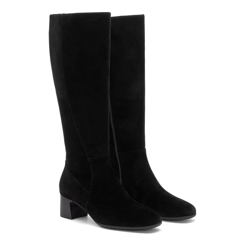 Avenue Tall - Black Suede