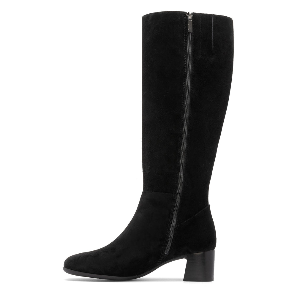 Avenue Tall - Black Suede