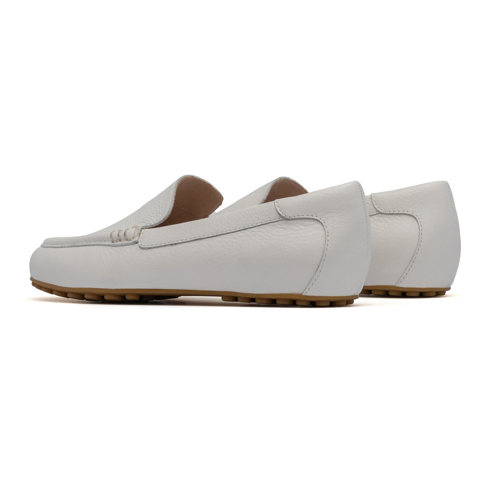 Harbor - White Pebble Leather
