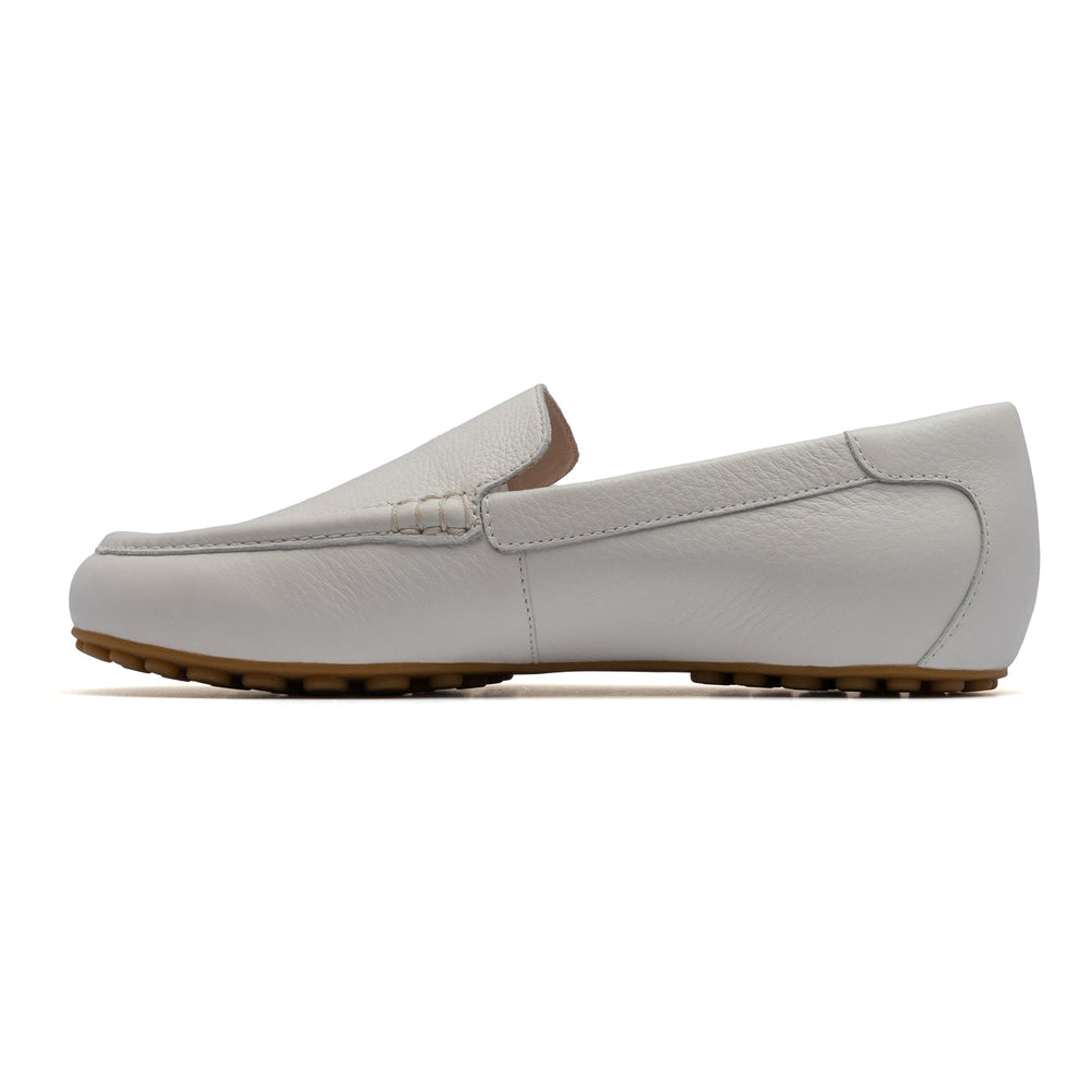 Harbor - White Pebble Leather