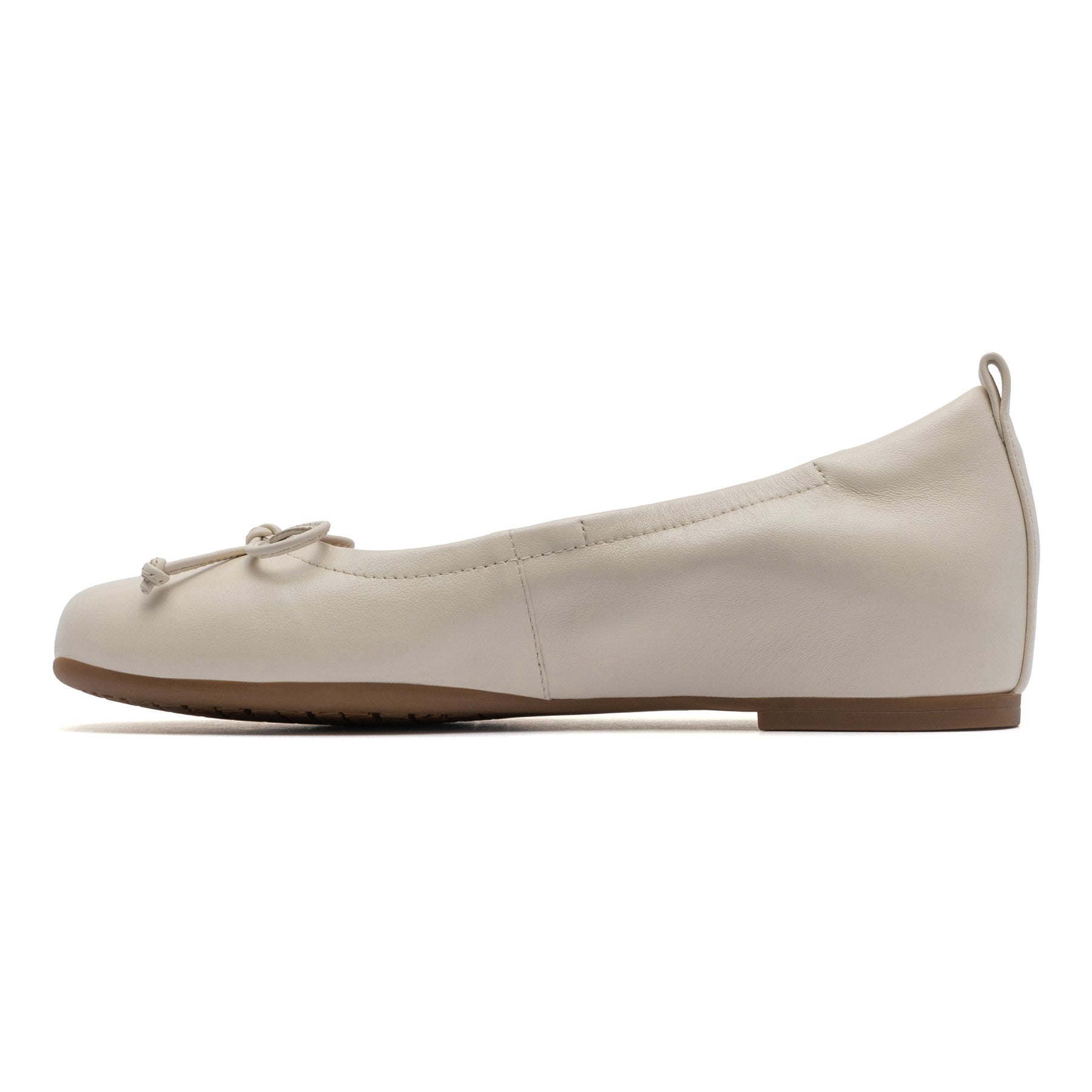 Cadence Bow Metatarsal - Off White Leather