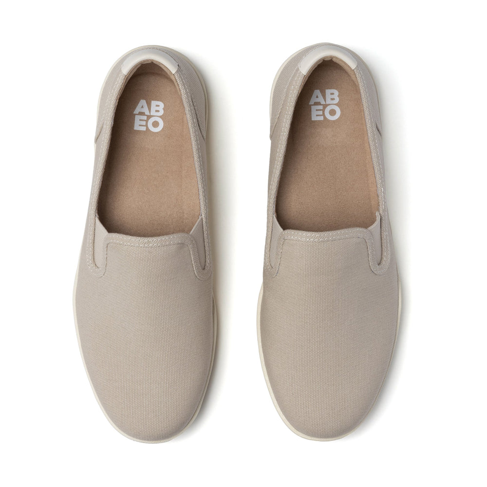 Encore Slip On - Beige Canvas