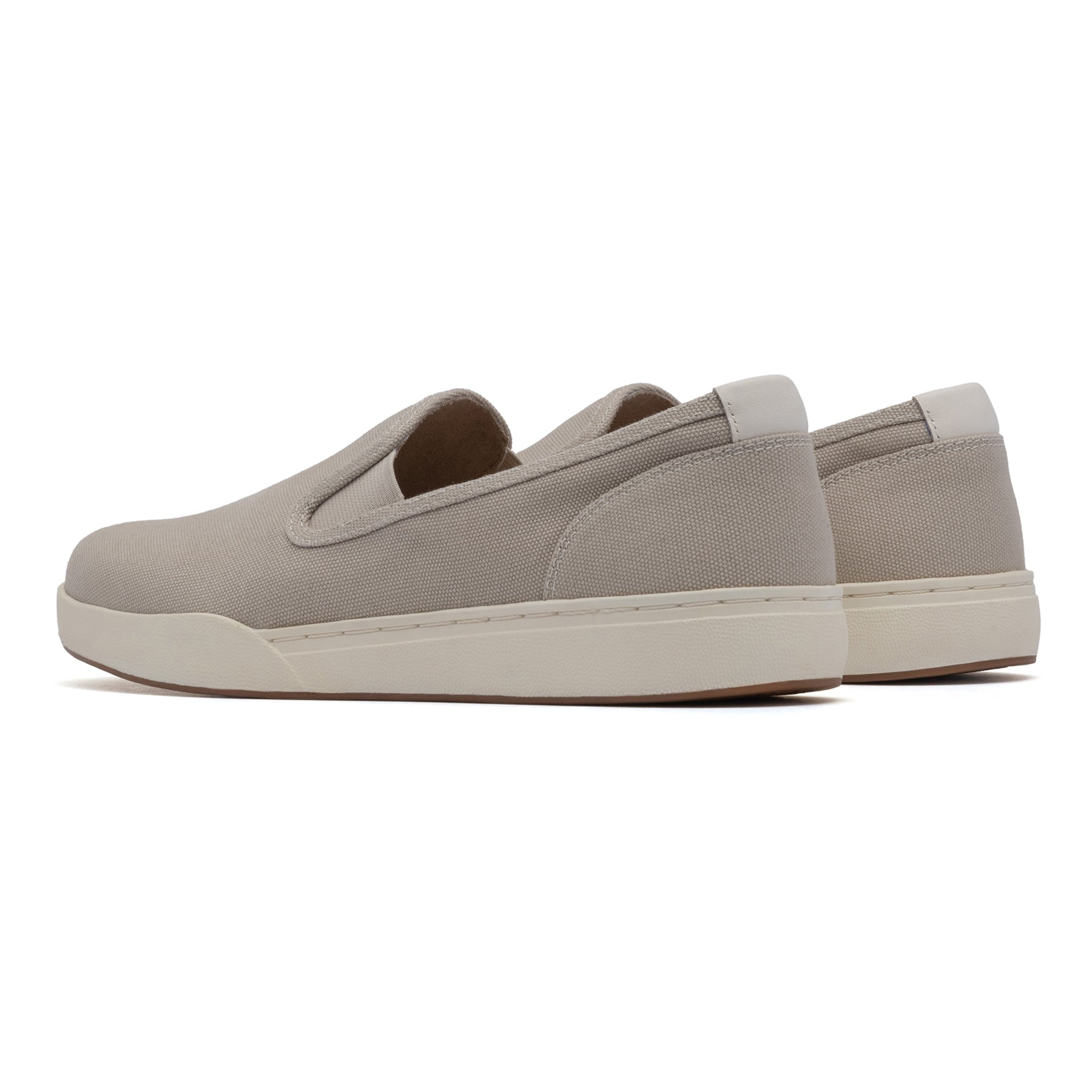Encore Slip On - Beige Canvas