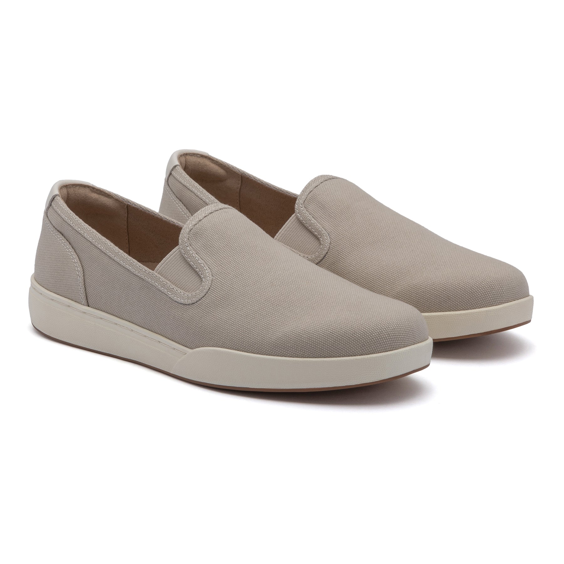 Encore Slip On - Beige Canvas