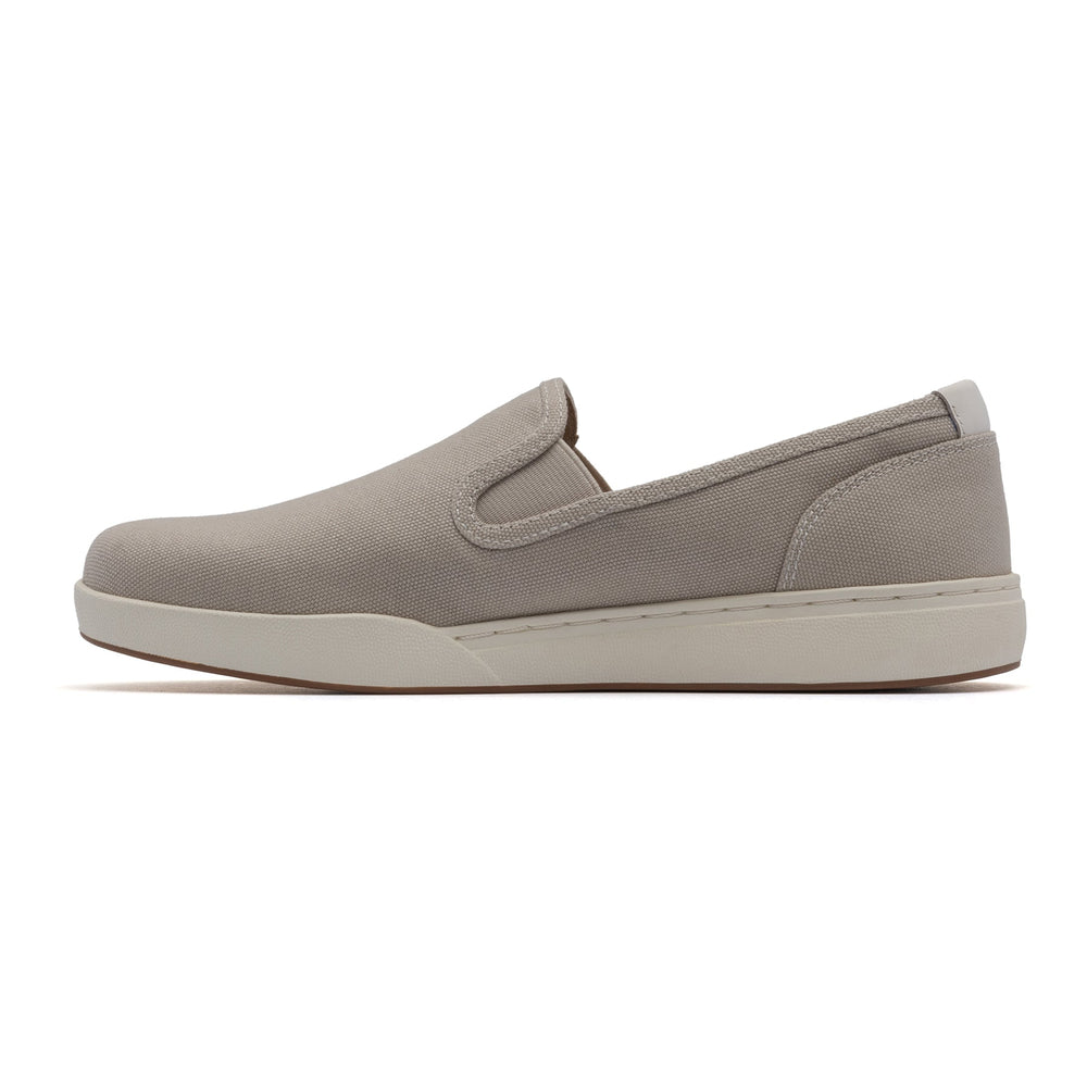 Encore Slip On - Beige Canvas