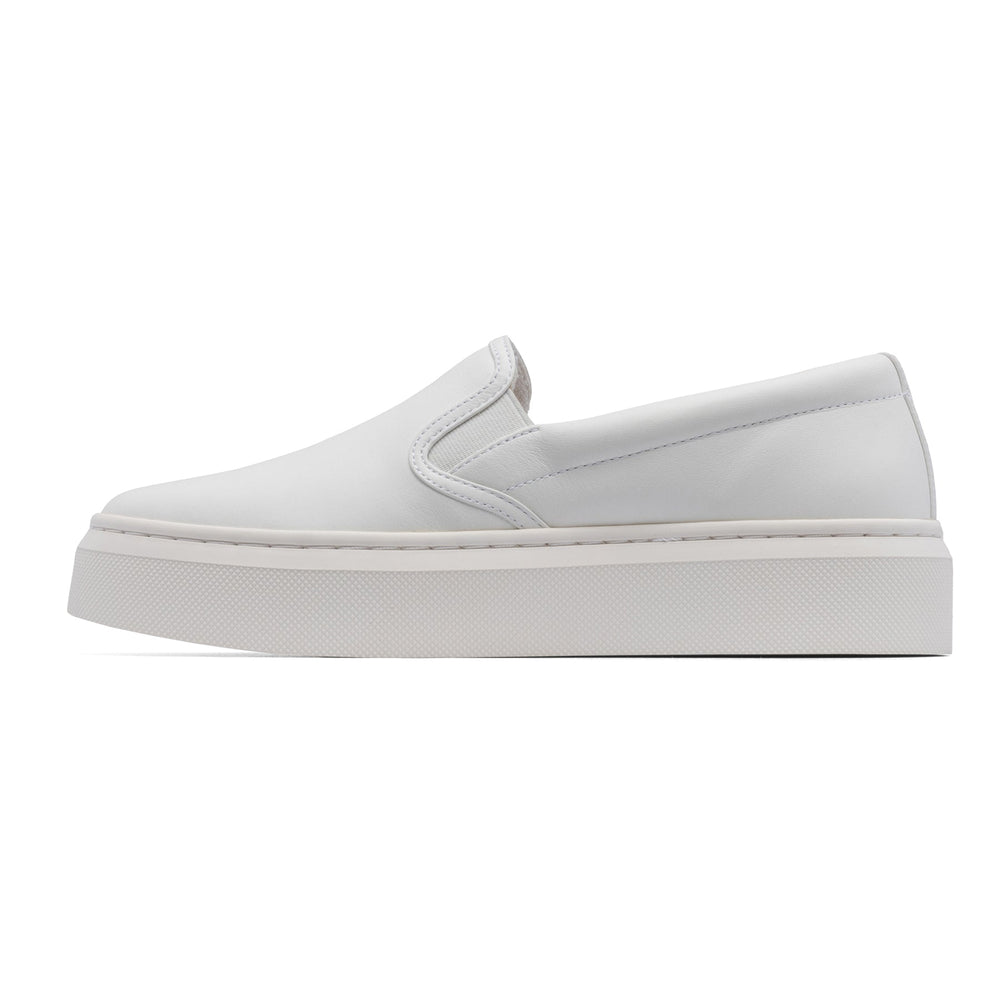 Jumpstreet Slip On - White Leather