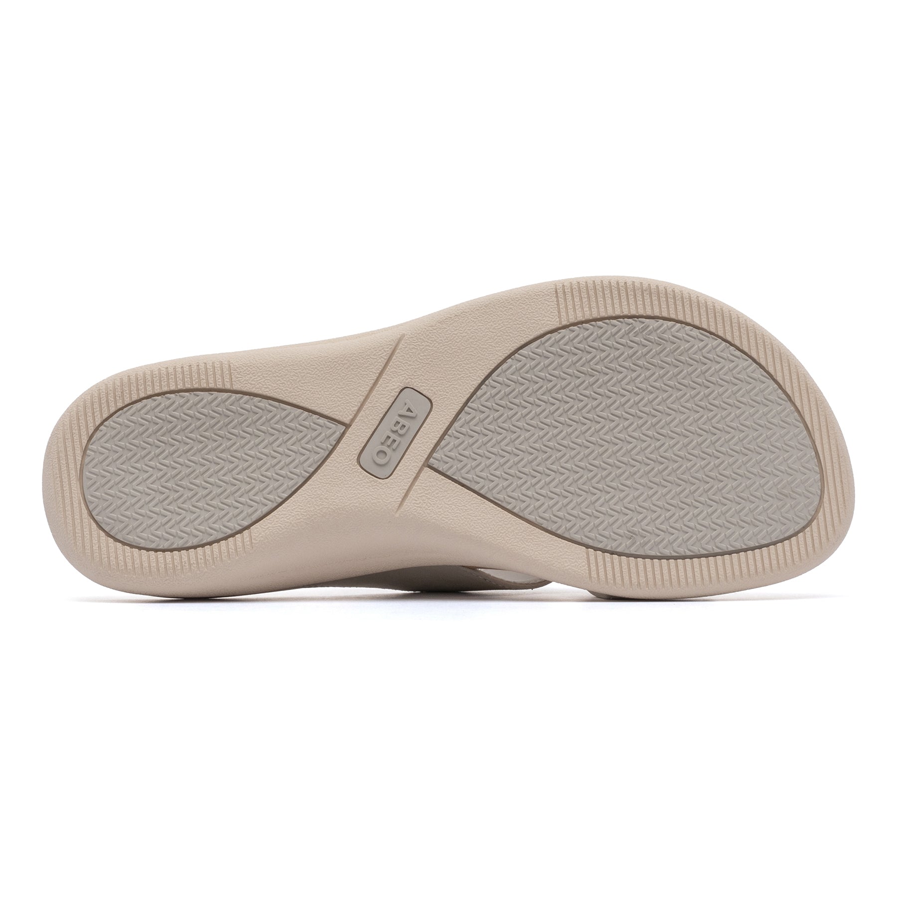 Laguna Slide - Beige Leather