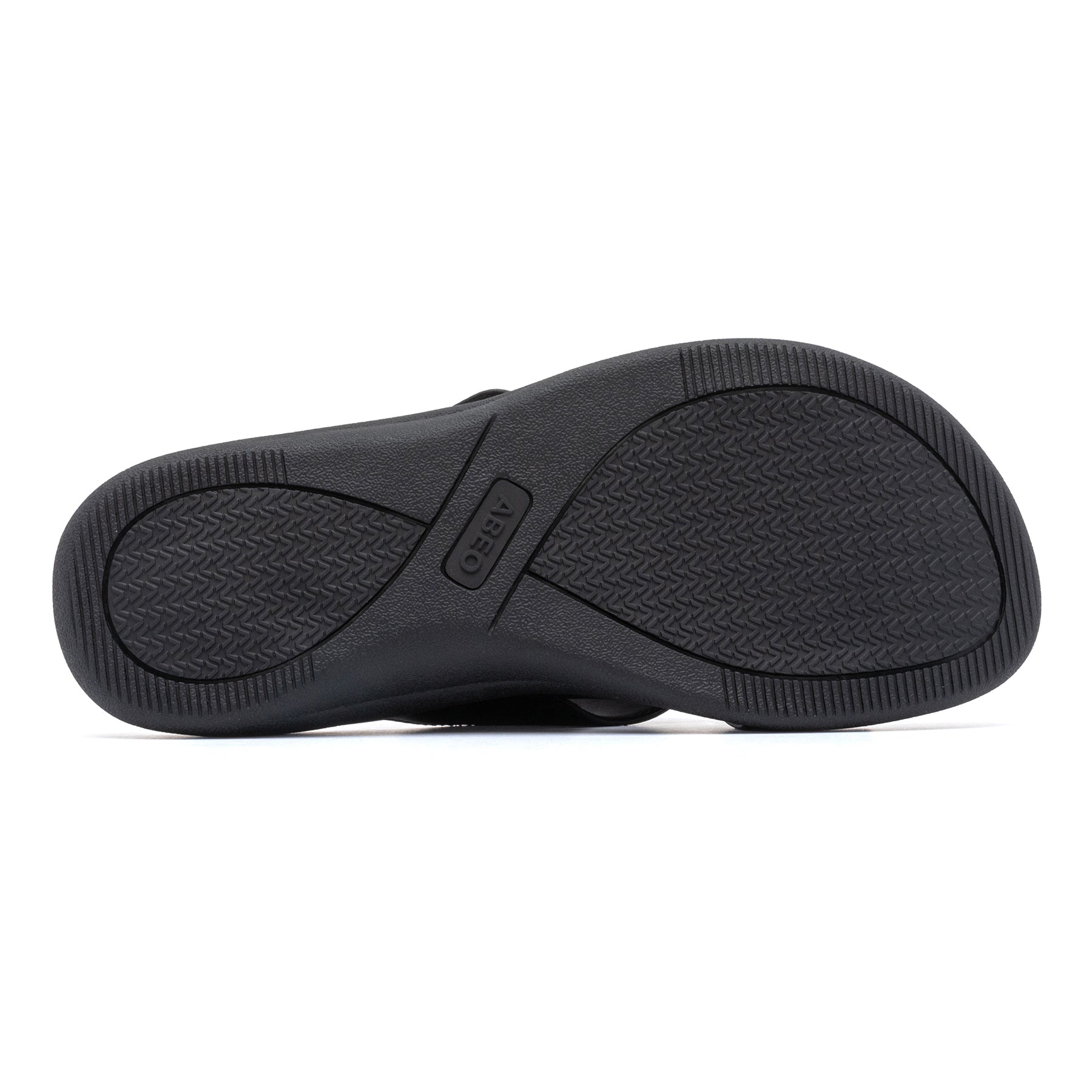 Laguna Slide - Black Leather