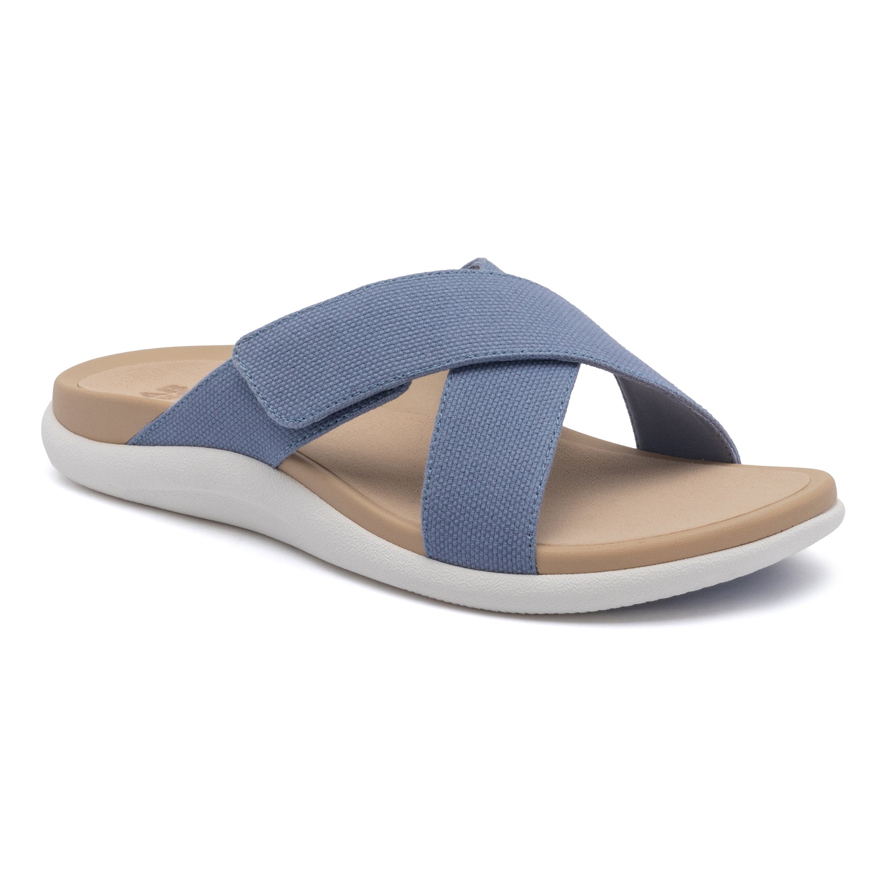 Laguna Slide - Light Denim Canvas