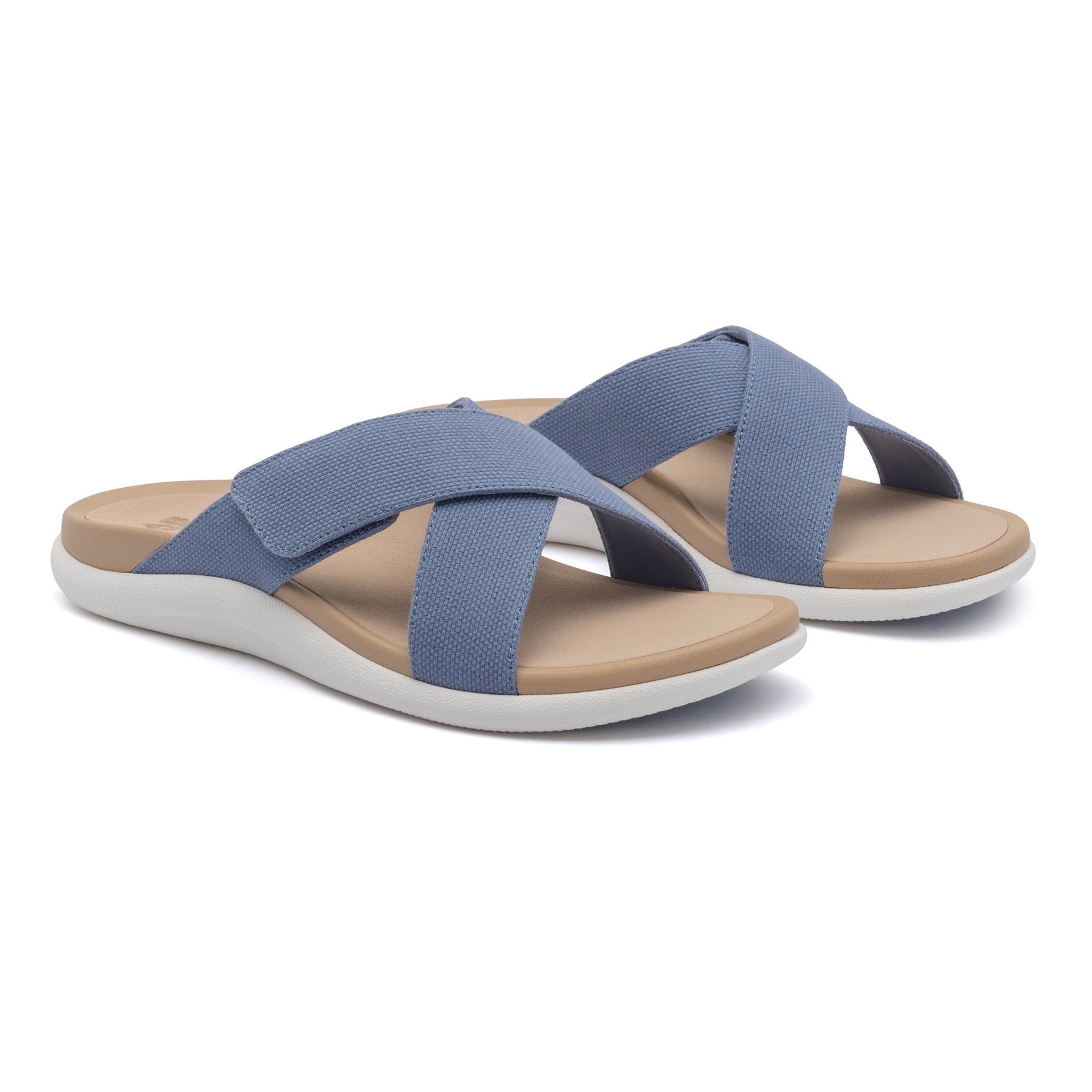 Laguna Slide - Light Denim Canvas