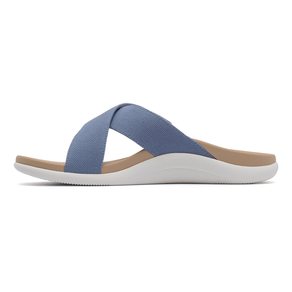 Laguna Slide - Light Denim Canvas