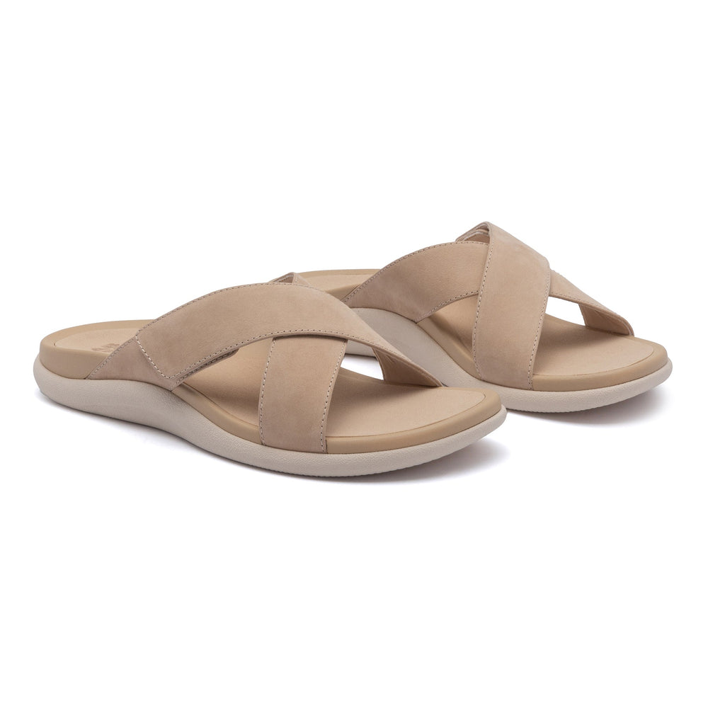 Laguna Slide - Cuban Sand Leather