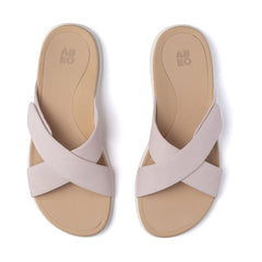 Laguna Slide Metatarsal - Pink Leather
