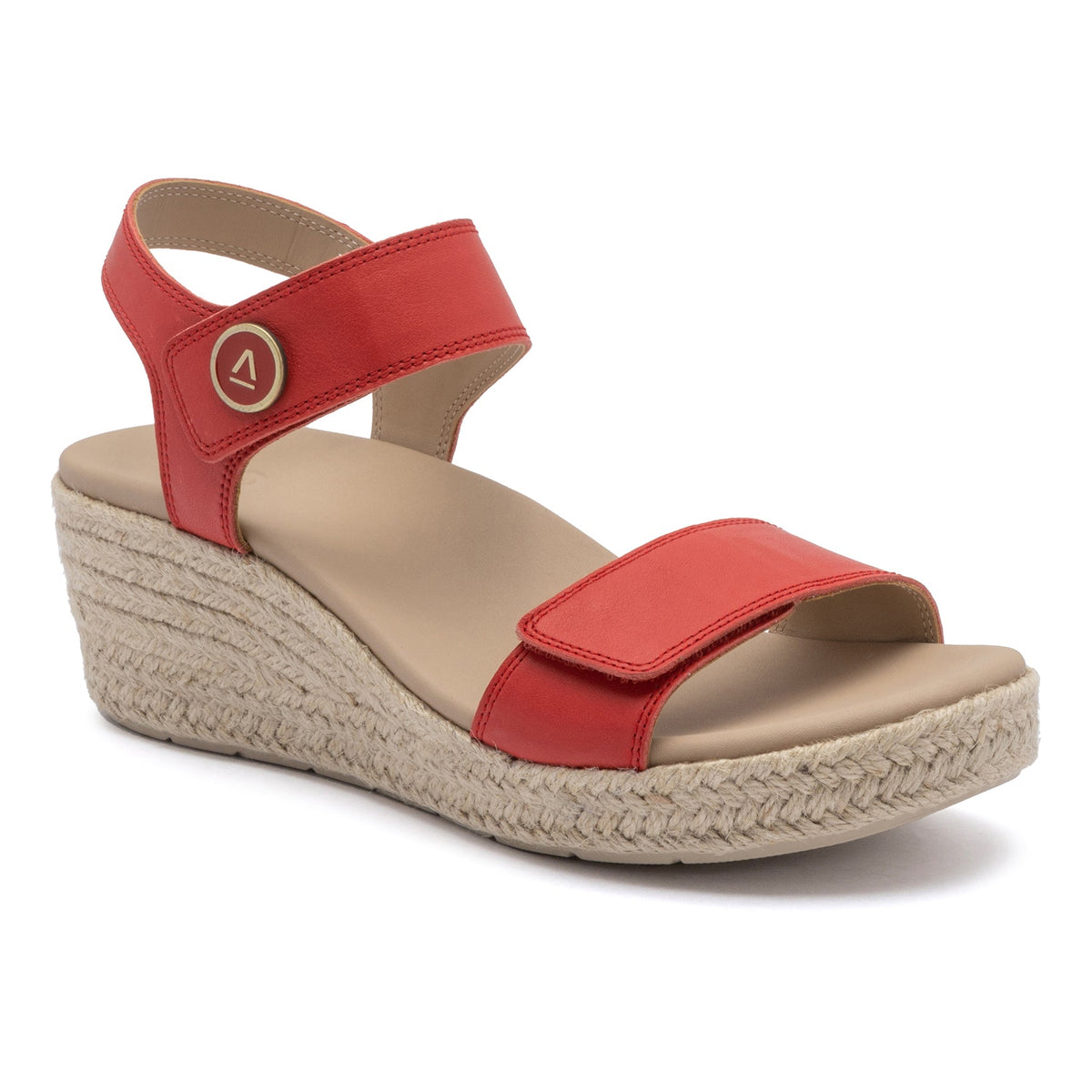 Riviera Strap Sandal - Red